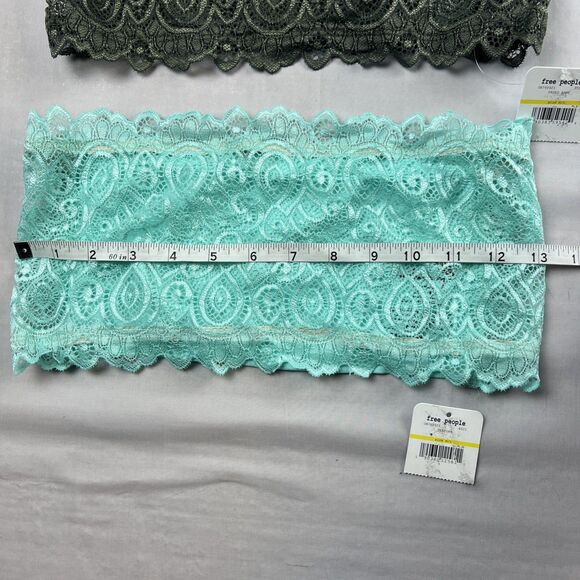 Free People Seamless Lace Reversible Bandeau Bra Lot M/L NWT - Picture 4 of 7